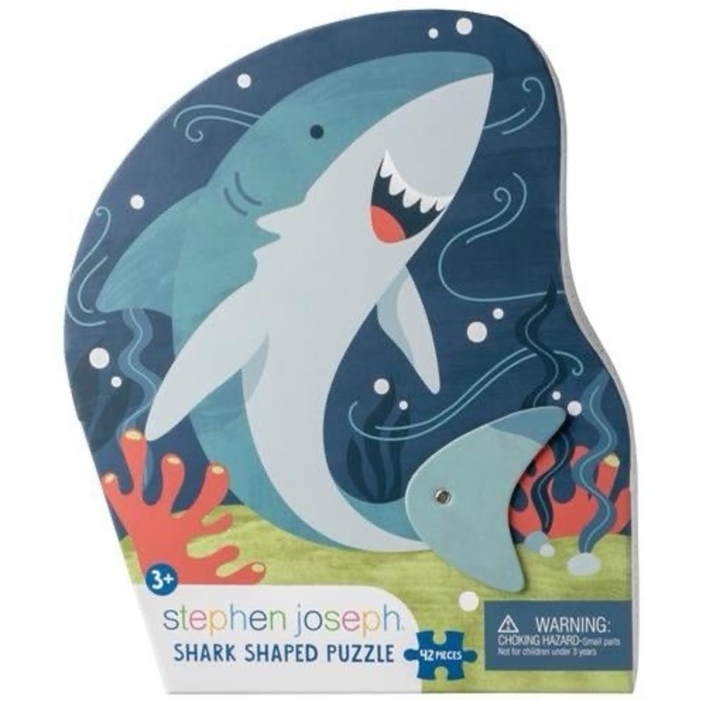 Stephen Joseph Shark Shaped Jigsaw 42 Piece Puzzle New In Sealed‎ Box